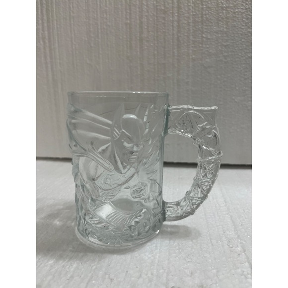 Batman Forever Other - Batman Forever Clear Glass Mug Collectible Movie Memorabilia Drinkware‎